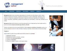 Tablet Screenshot of managementactivo.com